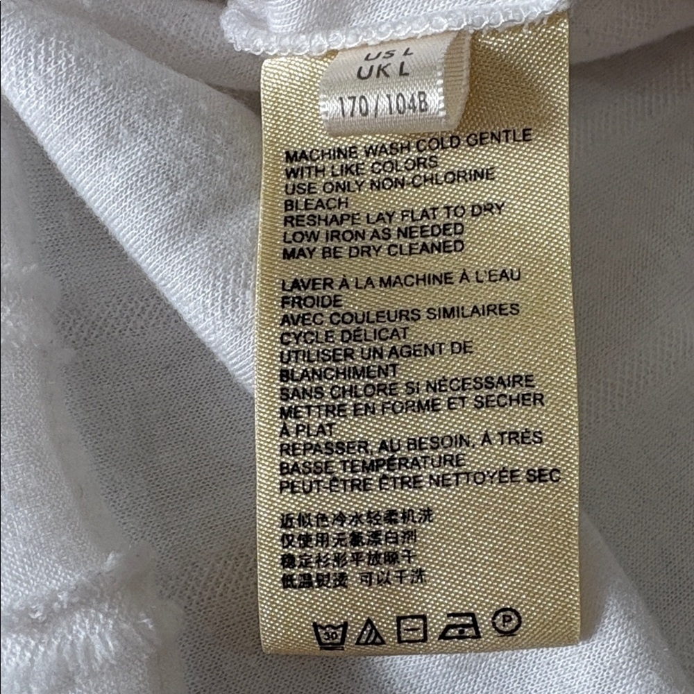 Maeve Anthropologie Ivory Textured Wrap Blouse - Picture 6 of 9